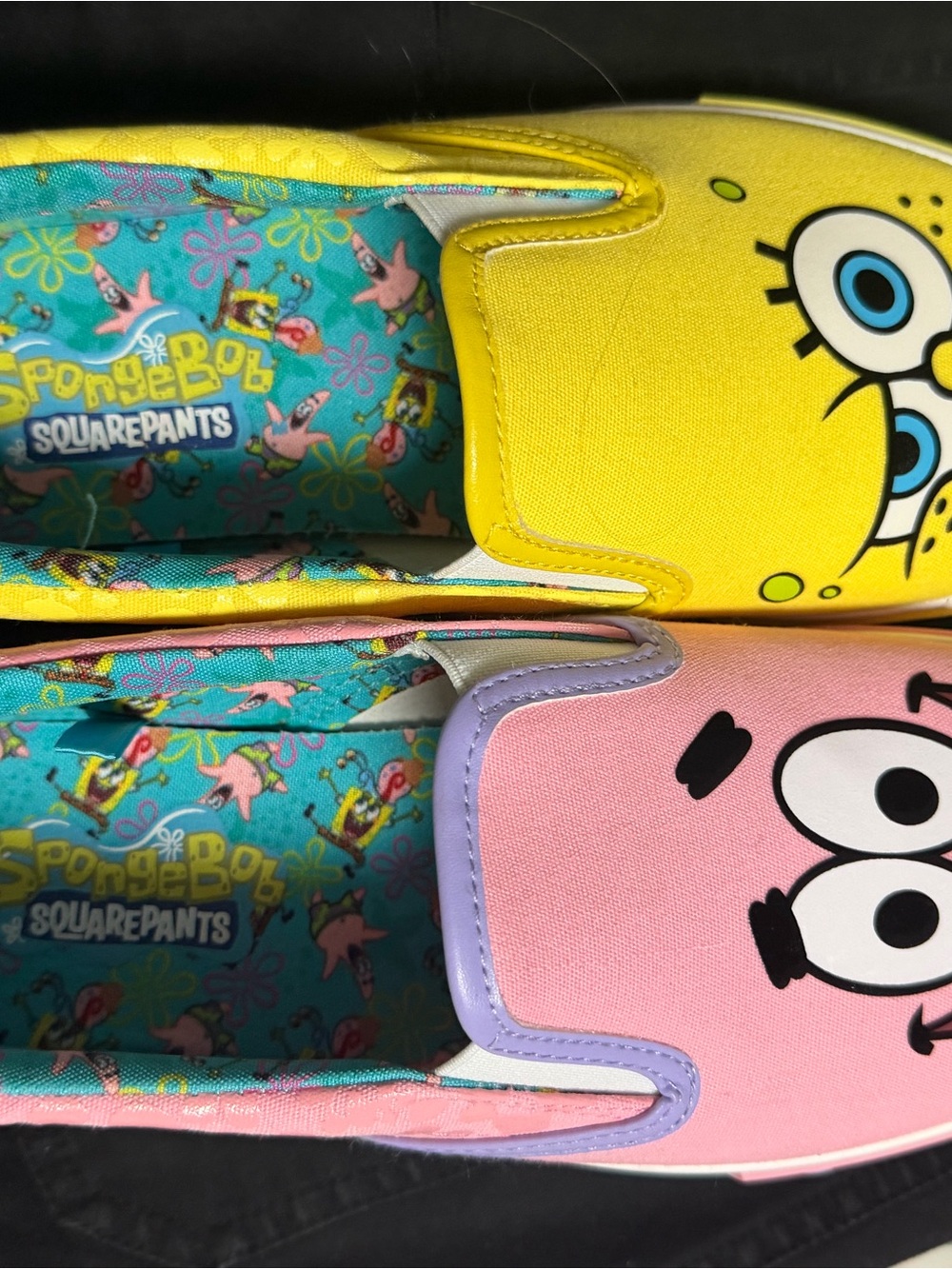 SpongeBob Squarepants Pastel Colorblock Sneakers - Yellow, Pink, Blue